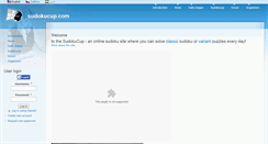 Desktop Screenshot of cn.sudokucup.com
