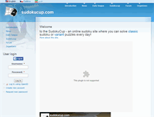 Tablet Screenshot of fr.sudokucup.com